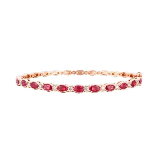 Le Vian Bracelet featuring Rubies, Diamonds. This piece offers total weight 3.00 ct.