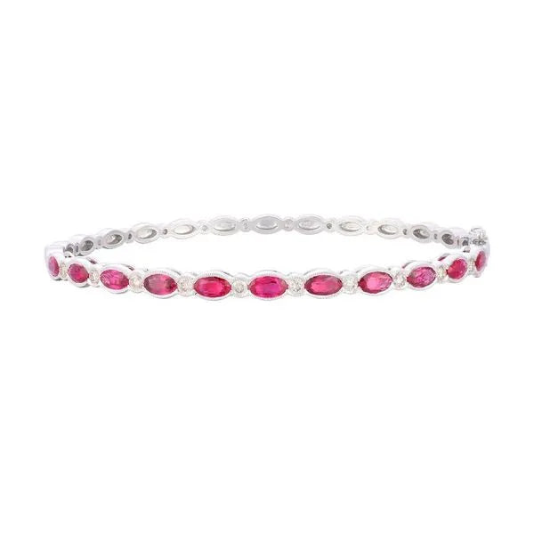 Le Vian Bracelet featuring Rubies, Diamonds. This piece offers total weight 3.00 ct.