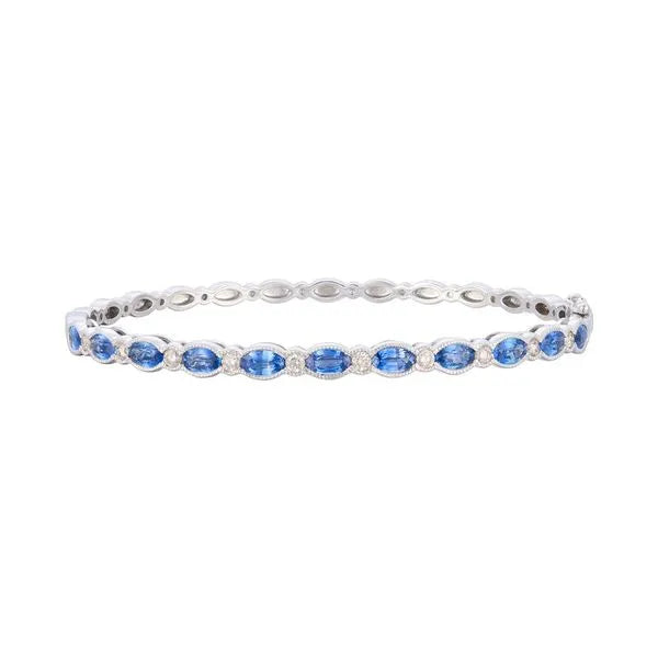 Le Vian Bracelet featuring Diamonds, Sapphires. This piece offers total weight 3.00 ct.