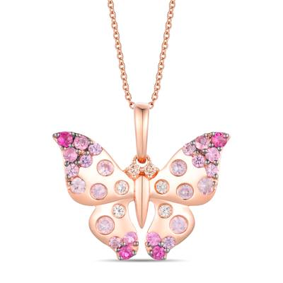 Le Vian 14k  Strawberry Gold Oval Nude Diamond Pendant TTUN22