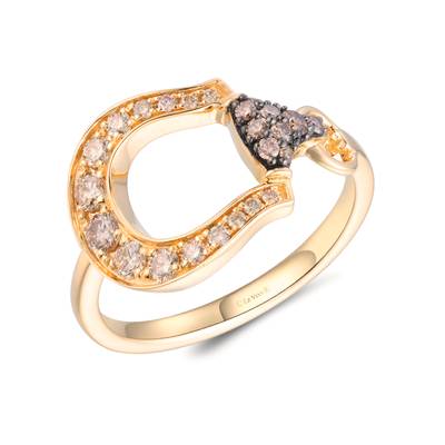Le Vian 14k Honey Gold Chocolate Diamond Ring TTUN 2A