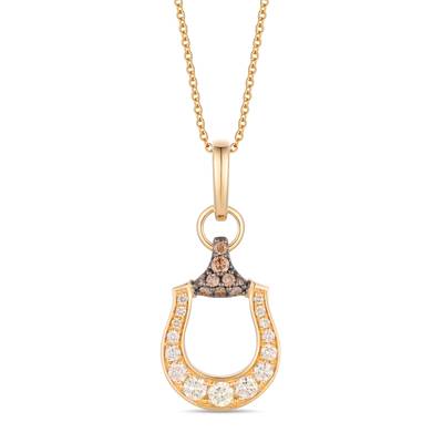 Le Vian 14k Honey Gold Chocolate Diamond Pendant TTUN 3