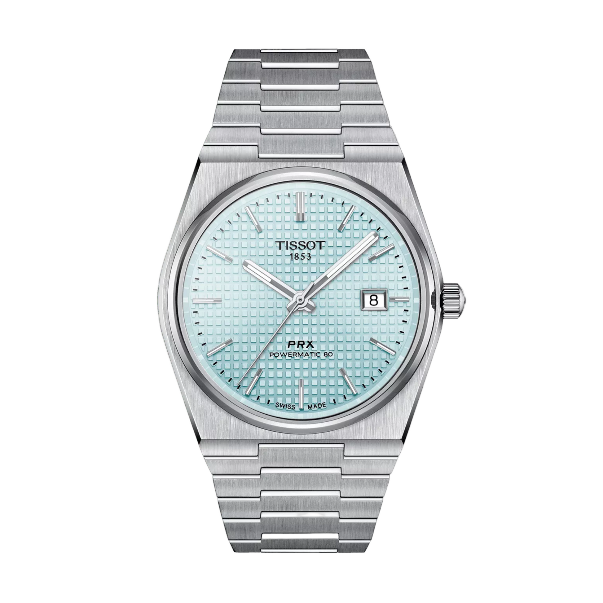 Tissot PRX Powermatic 80 40 mm Ice-Blue Dial Stainless Steel Tissot PRX Powermatic 80 40 mm Ice-Blue Dial Stainless Steel