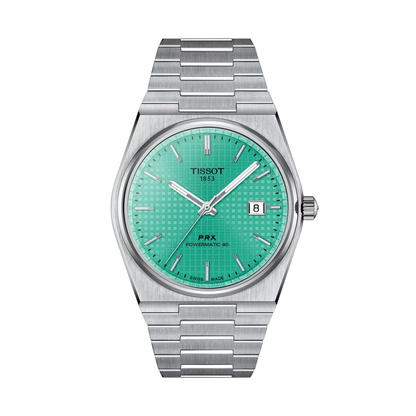 Tissot 80 PRX Sapphire Crystal Green Dial Automatic Watch 40mm