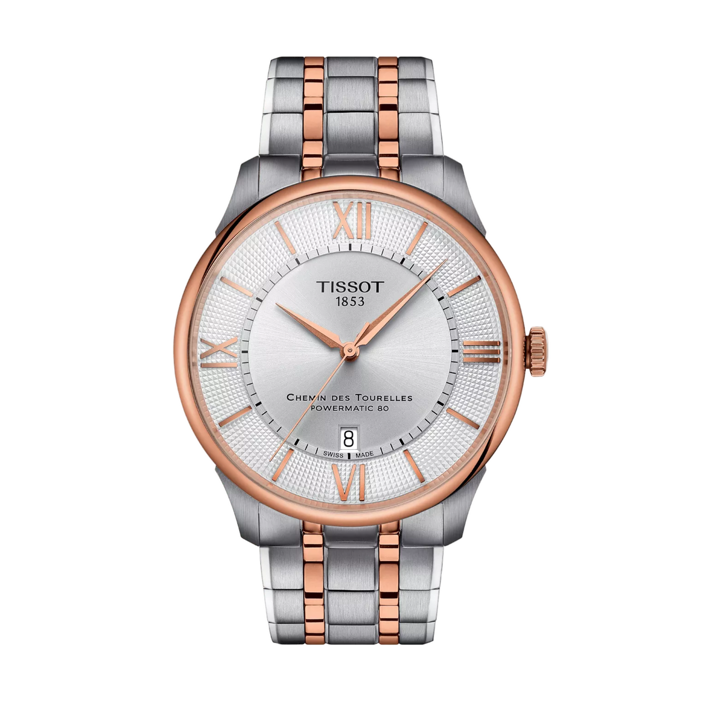 Tissot Chemin des Tourelles Two-Tone Stainless Steel Automatic Watch 42 mm
