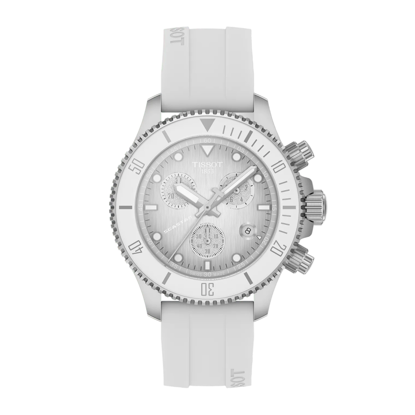 Tissot Seastar 1000 Chronograph Sapphire Crystal Gray Dial Watch 38mm