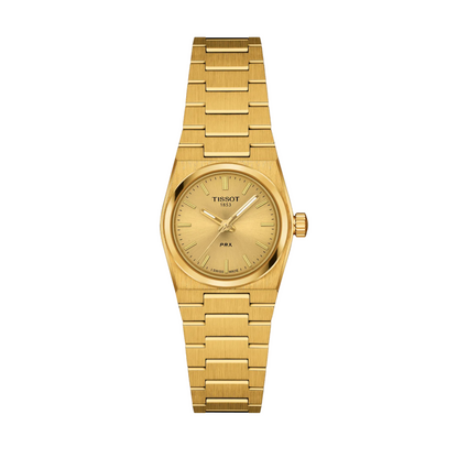 Tissot PRX Gold PVD Sapphire Crystal Champagne Dial 25mm