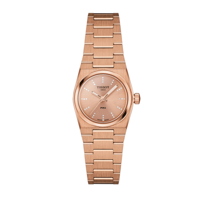Tissot PRX Rose-Gold PVD Bracelet Sapphire Crystal 25mm