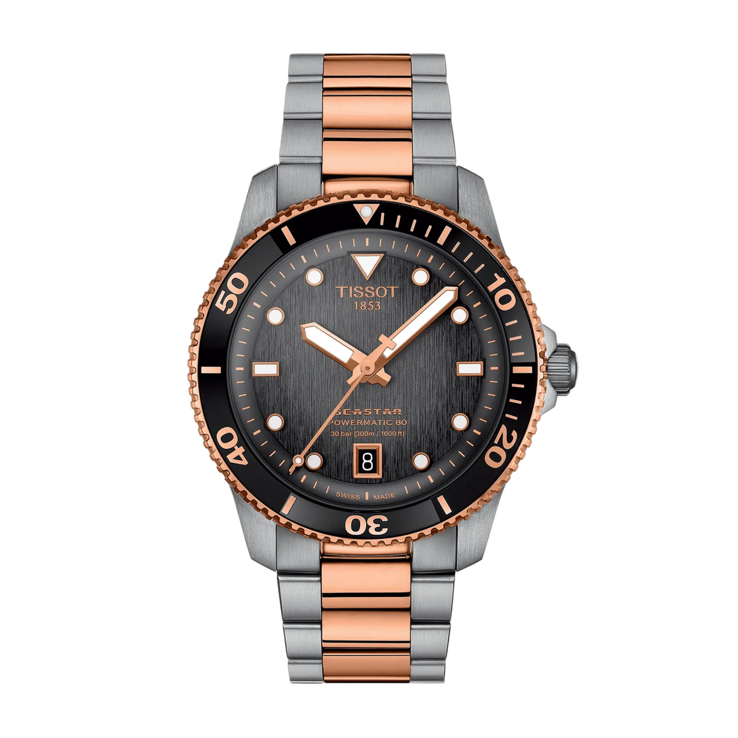 Tissot Seastar 1000 Two-Tone Stainless Steel Automatic Watch 40mm