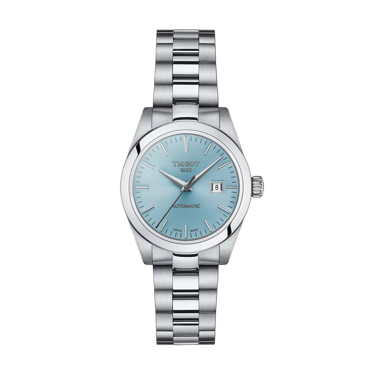Tissot T-My Lady Stainless Steel Ice Blue Automatic 29.3mm Watch