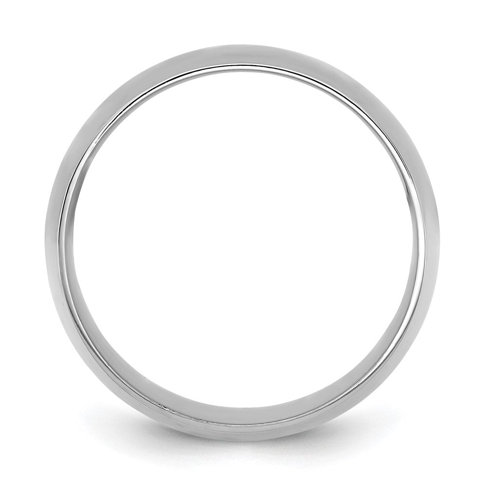 14K White Gold 10mm Comfort Fit Band, Size 9.5 - Image 2