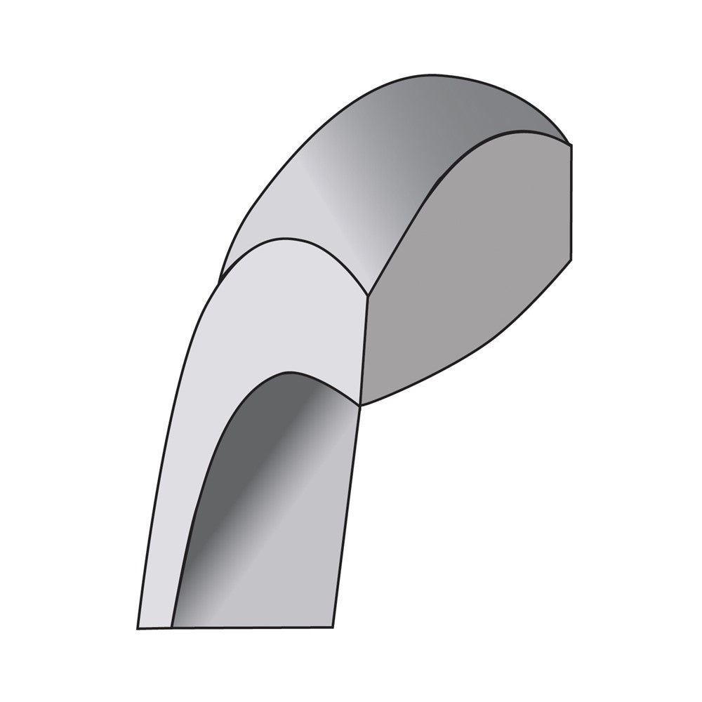 14K White Gold 10mm Comfort Fit Band, Size 13 - Image 4