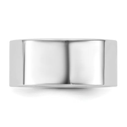 14K White Gold 9mm Comfort Fit Band, Size 12 - Image 3