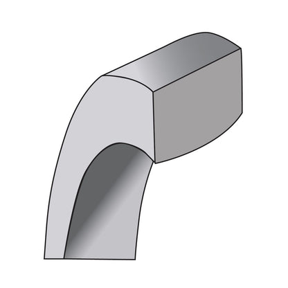 14K White Gold 6.5mm Flat Comfort Fit Band, Size 13.5 - Image 4