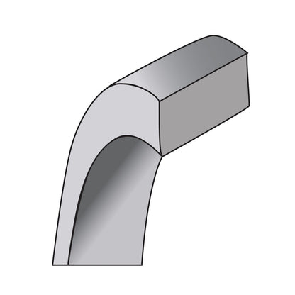 14K White Gold 9mm Flat Band Ring Size 11 - Image 4