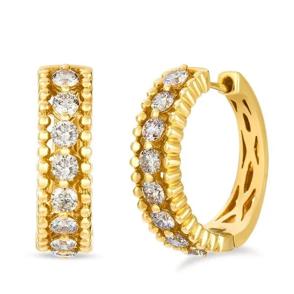 Le Vian Earrings in 14K Honey Gold featuring Nude Diamonds.