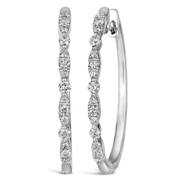 Le Vian Earrings with Radiant Diamonds. These earrings offer total weight 0.62 ctw.