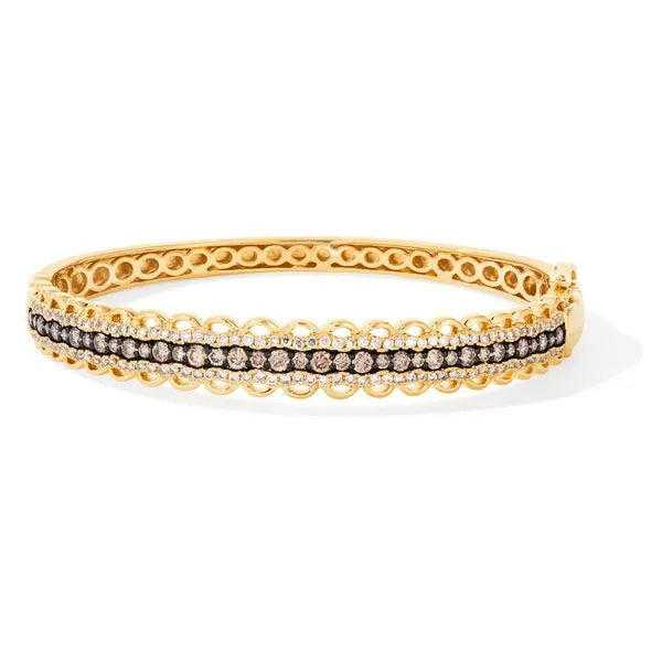 Le Vian Bracelet featuring Chocolate Diamonds, Nude Diamonds. This piece offers total weight 1.25 ct.