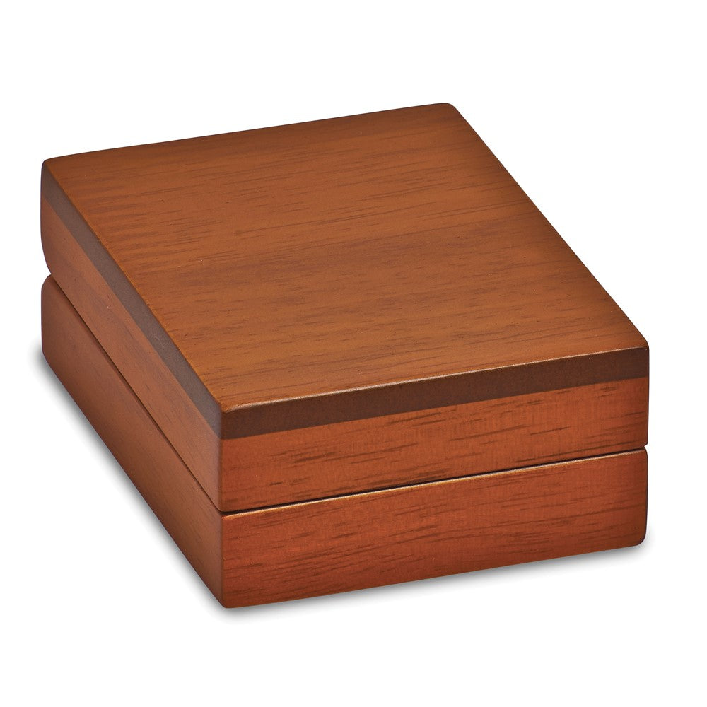 14k White Gold Diamond Round Hoop w/Safety Clasp Earrings - View 6