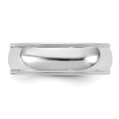 14KW 6.5mm Milgrain Comfort Fit Band Size 13