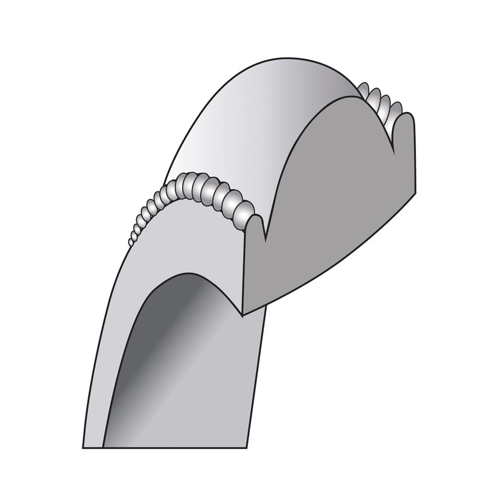 14KW 7mm Milgrain Comfort Fit Band Size 13.5