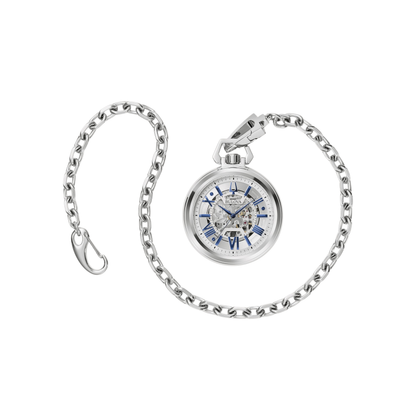 Bulova Sutton Silver Stainless Steel Silver Dial Watch 50 mm