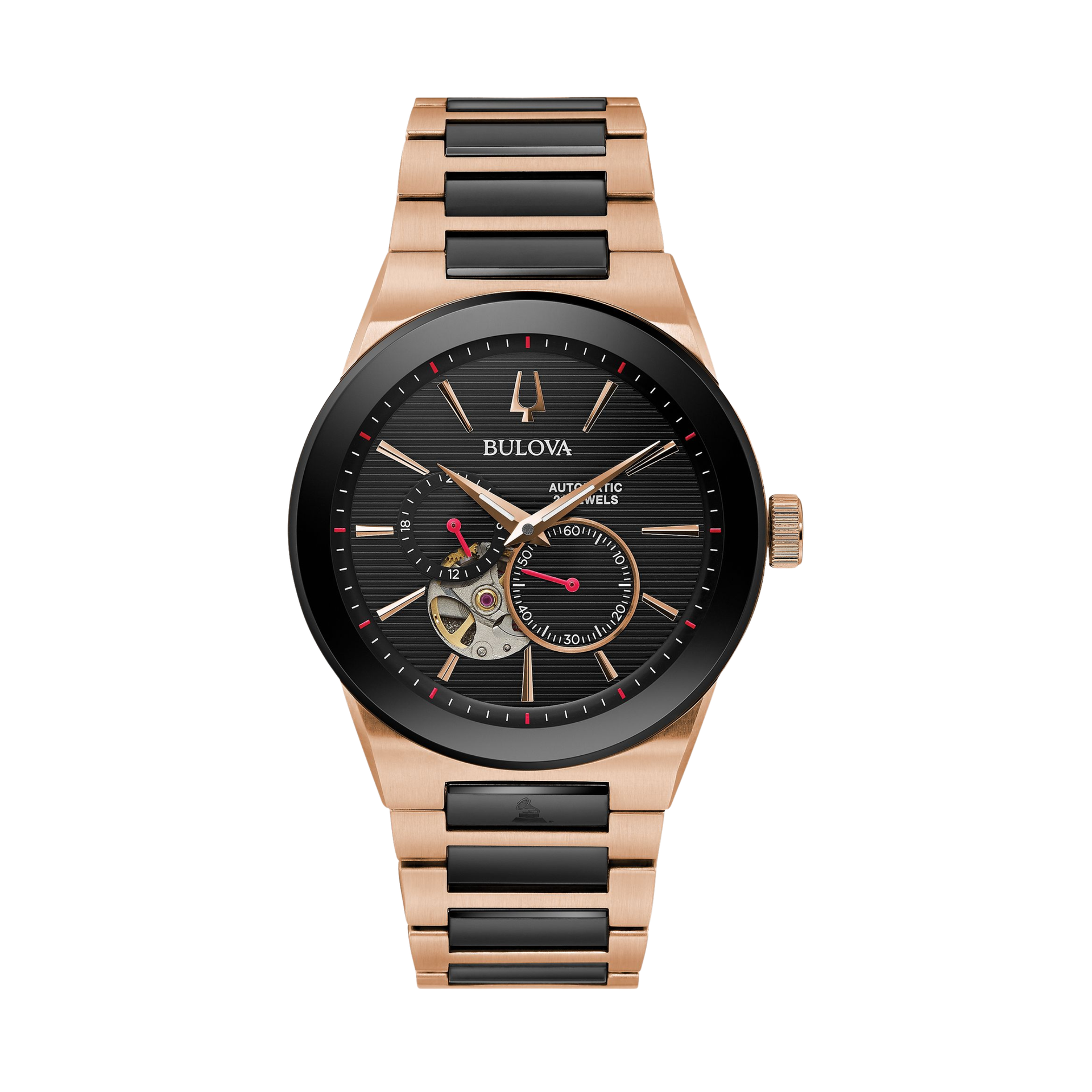 Bulova 98A236 | 41 mm | Black Dial | Stainless-Steel Bracelet