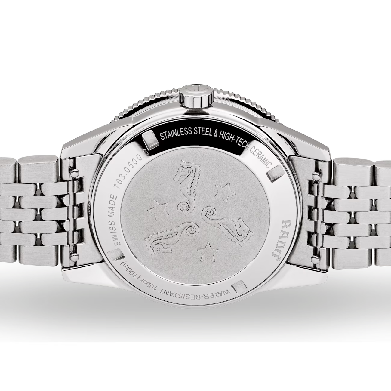 Rado Captain Cook White Ceramic Stainless Steel Automatic Watch 37 mm