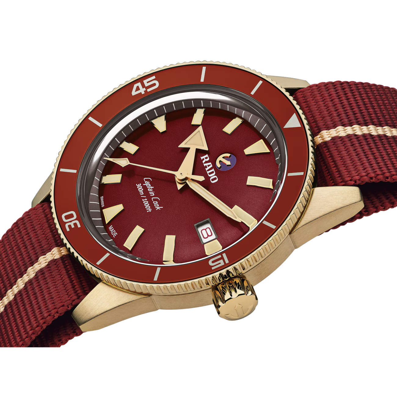 Rado Captain Cook Red Bronze Ceramic Automatic Watch 42 mm