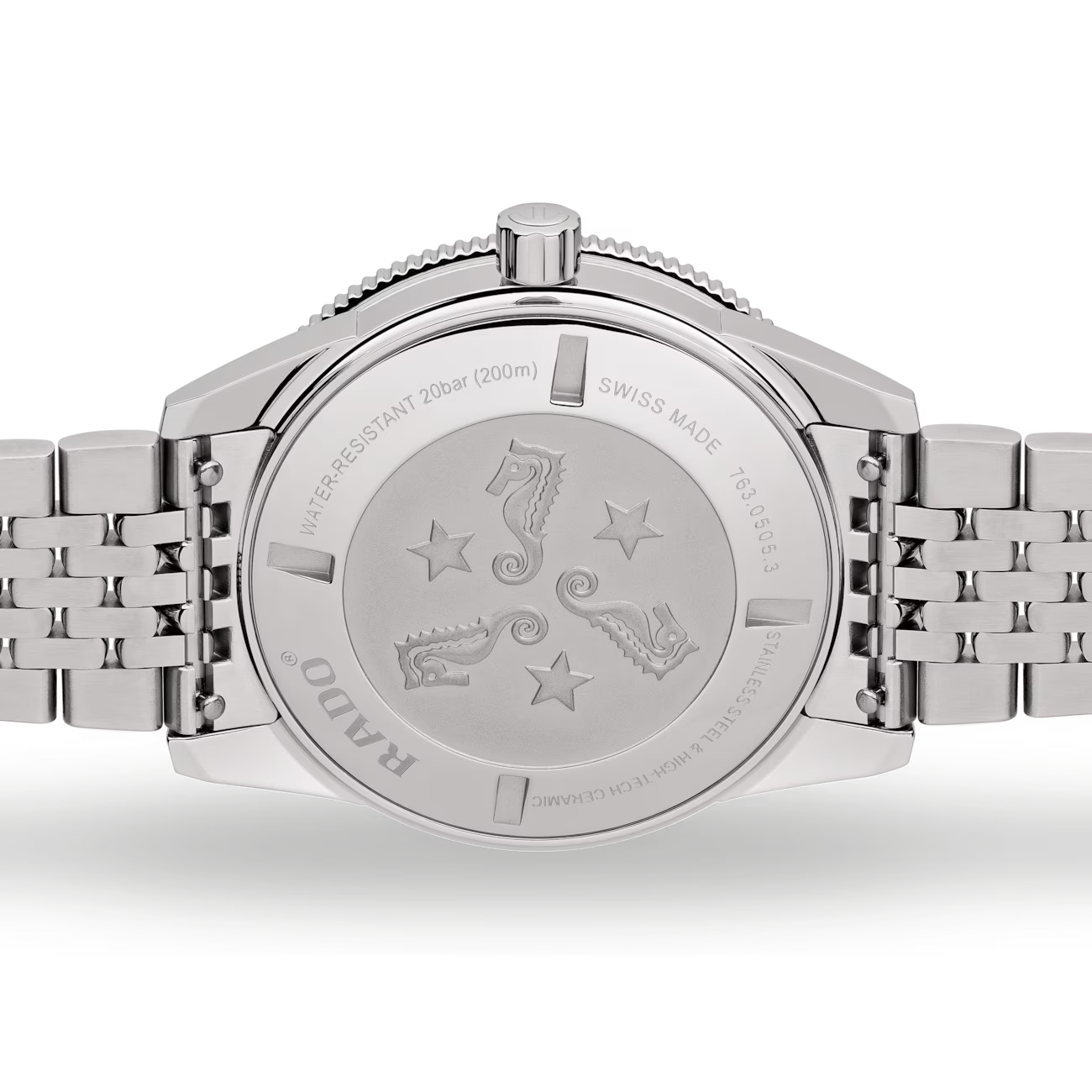 Rado Captain Cook Blue Ceramic Stainless Steel Automatic Watch 42 mm