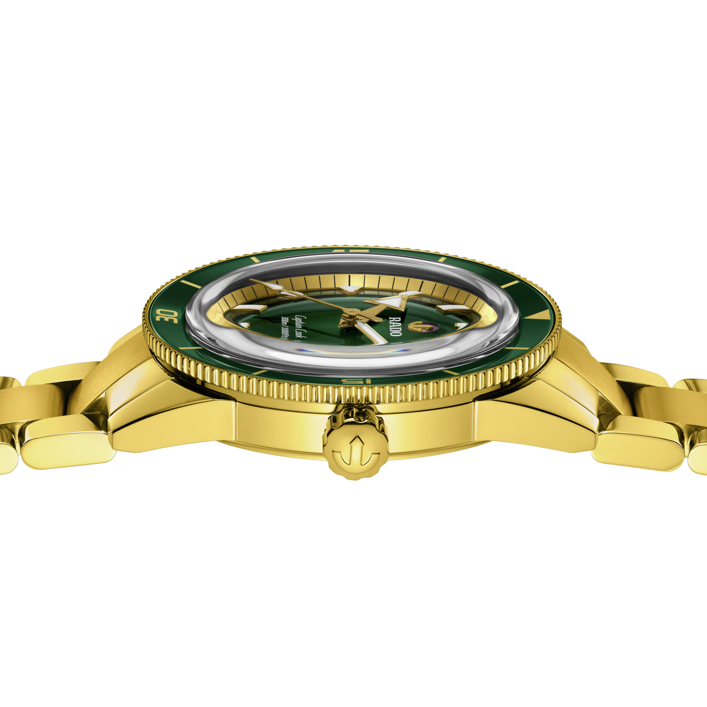 Rado Captain Cook Gold Stainless Steel Automatic Watch 42 mm