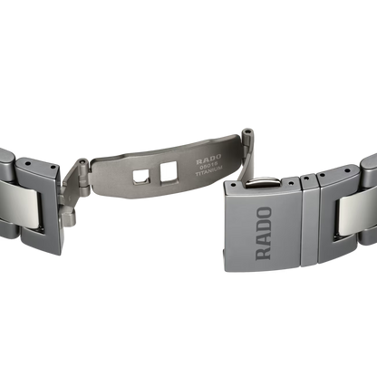 Rado Captain Cook Grey Skeleton Ceramic Titanium Automatic Watch 43 mm