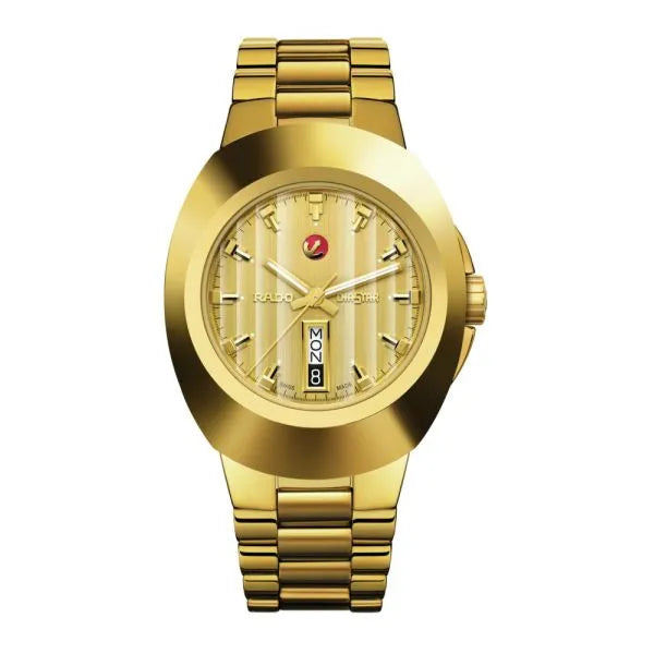 Rado DiaStar Original 35mm Blue Dial Stainless Steel Quartz Watch – Iconic Scratch-Resistant Design