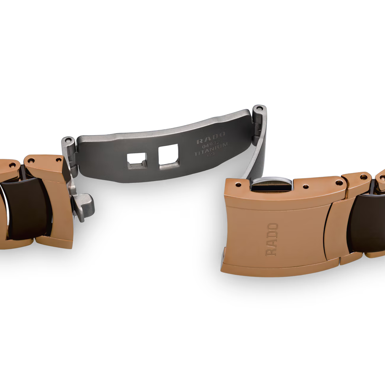 Rado Centrix Brown Diamond Two-Tone Ceramic Watch 38 mm