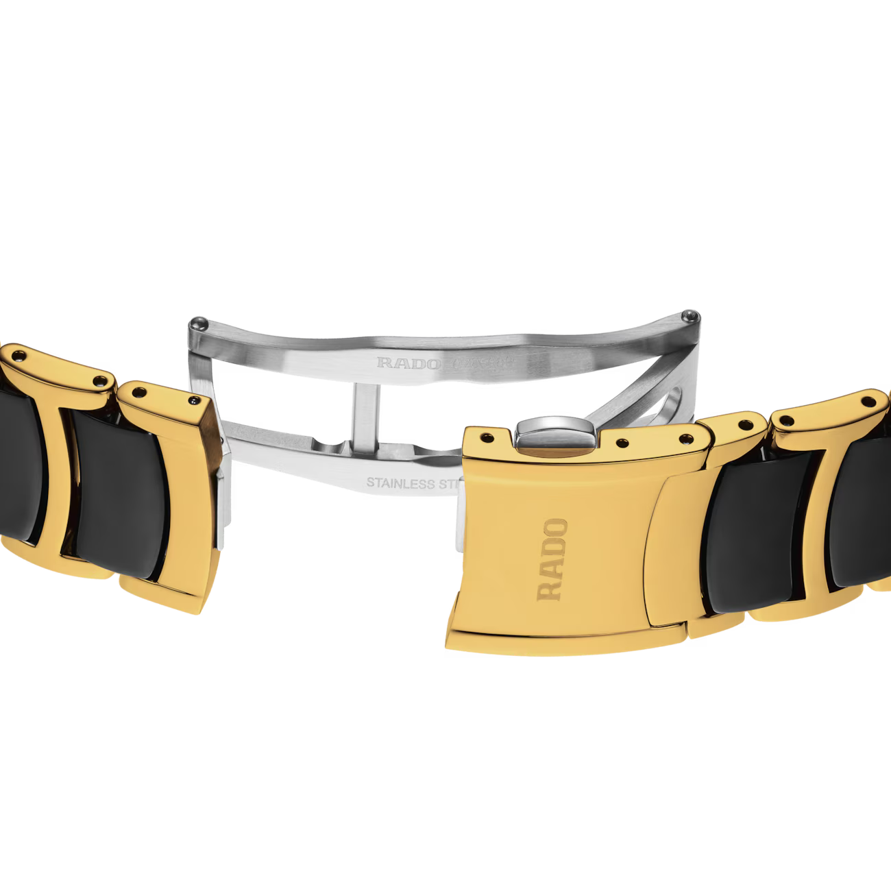 Rado Centrix Diamond Index Black Two-Tone Automatic Watch 39.5 mm