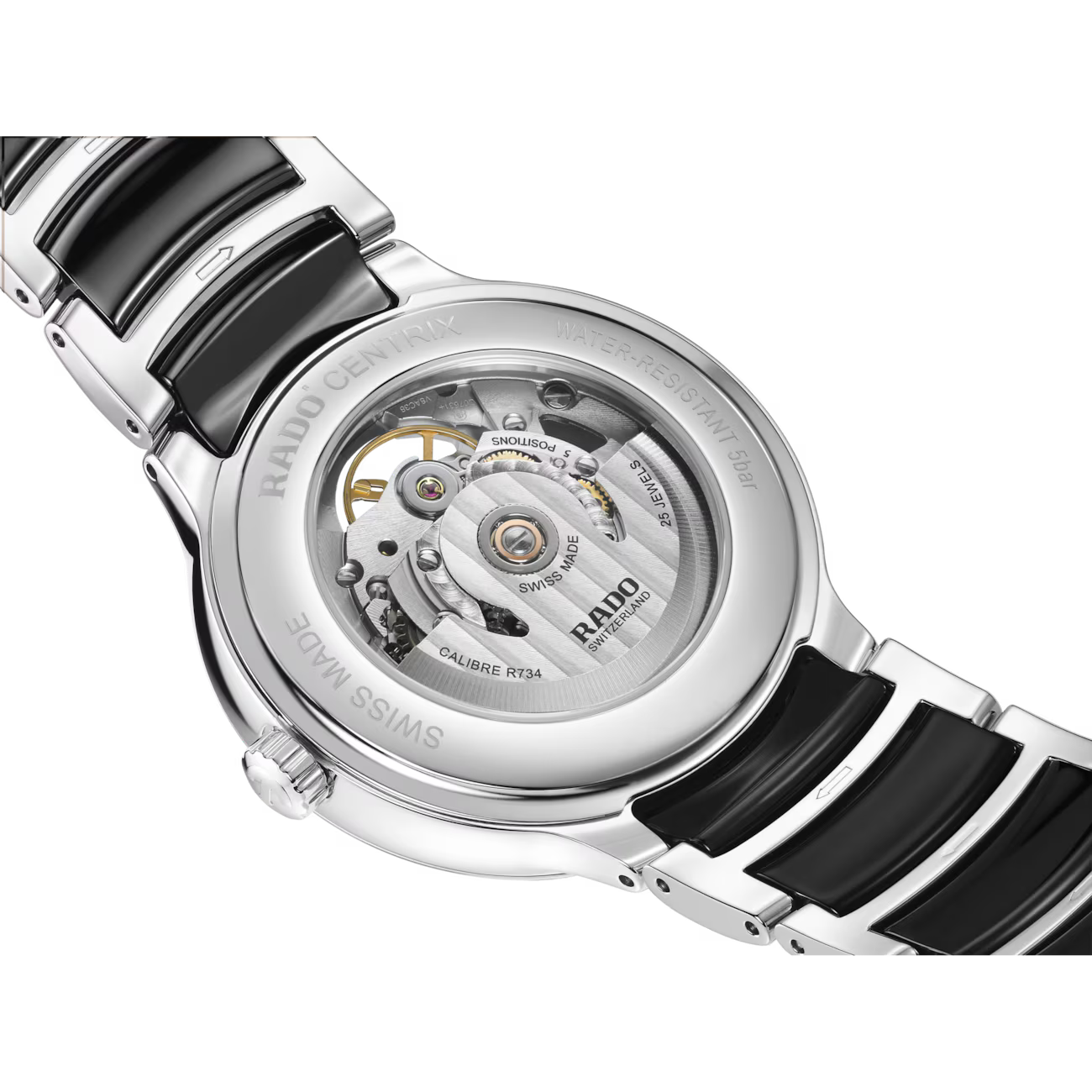 Rado Centrix Open Heart Two-Tone Blue Dial Automatic Watch 39.5 mm