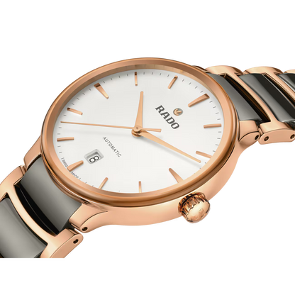 Rado Centrix Diamonds Grey Two-Tone Automatic Watch 39.5 mm