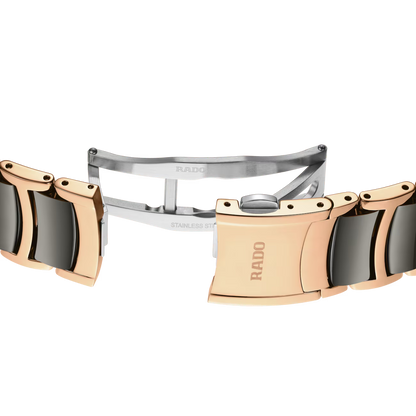 Rado Centrix Diamonds Grey Two-Tone Automatic Watch 39.5 mm