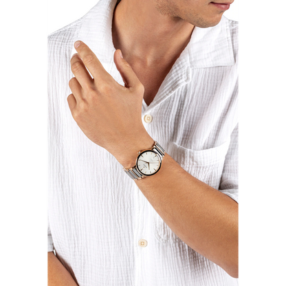 Rado Centrix Diamonds Grey Two-Tone Automatic Watch 39.5 mm