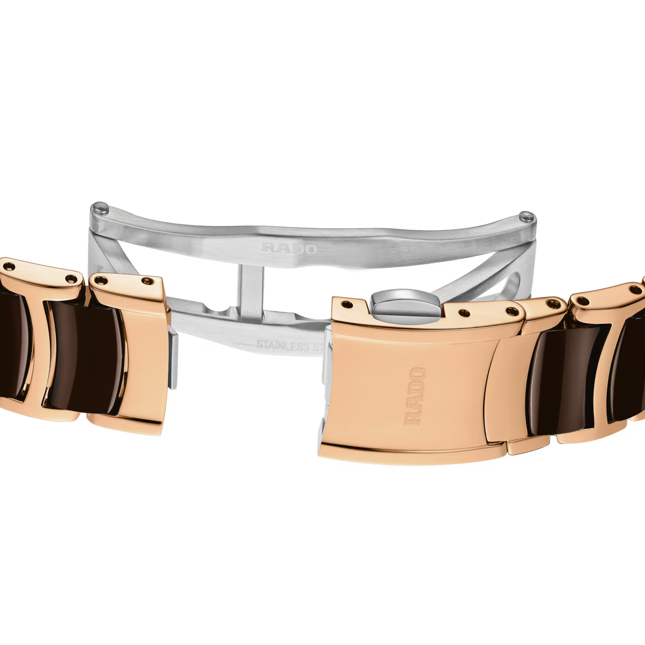 Rado Centrix Diamond Brown Ceramic Automatic Watch 30.5 mm