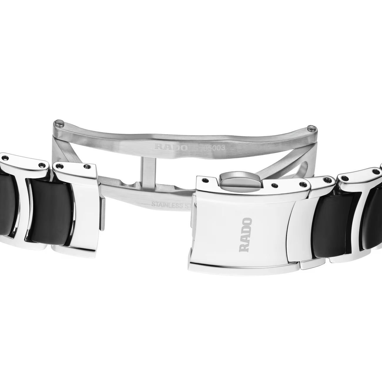 Rado Centrix Automatic Diamonds Black Dial Two-Tone Stainless Steel Men’s Watch 30.5mm