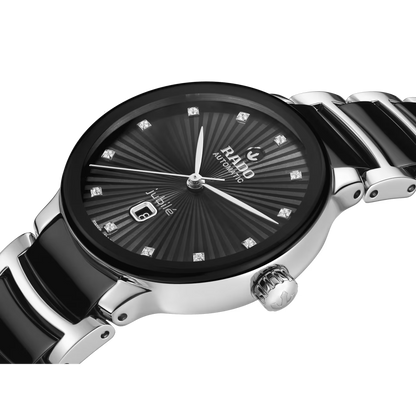 Rado Centrix Automatic Diamonds Black Dial Two-Tone Stainless Steel 30.5mm