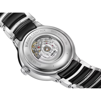 Rado Centrix Automatic Diamonds Black Dial Two-Tone Stainless Steel 30.5mm