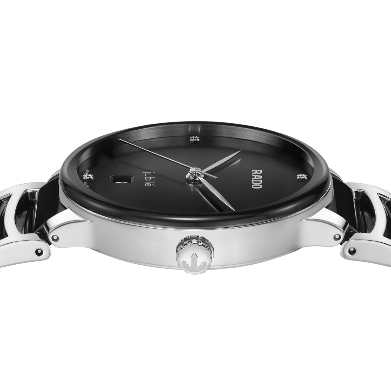 Rado Centrix Black Diamond Ceramic Watch 39.5 mm