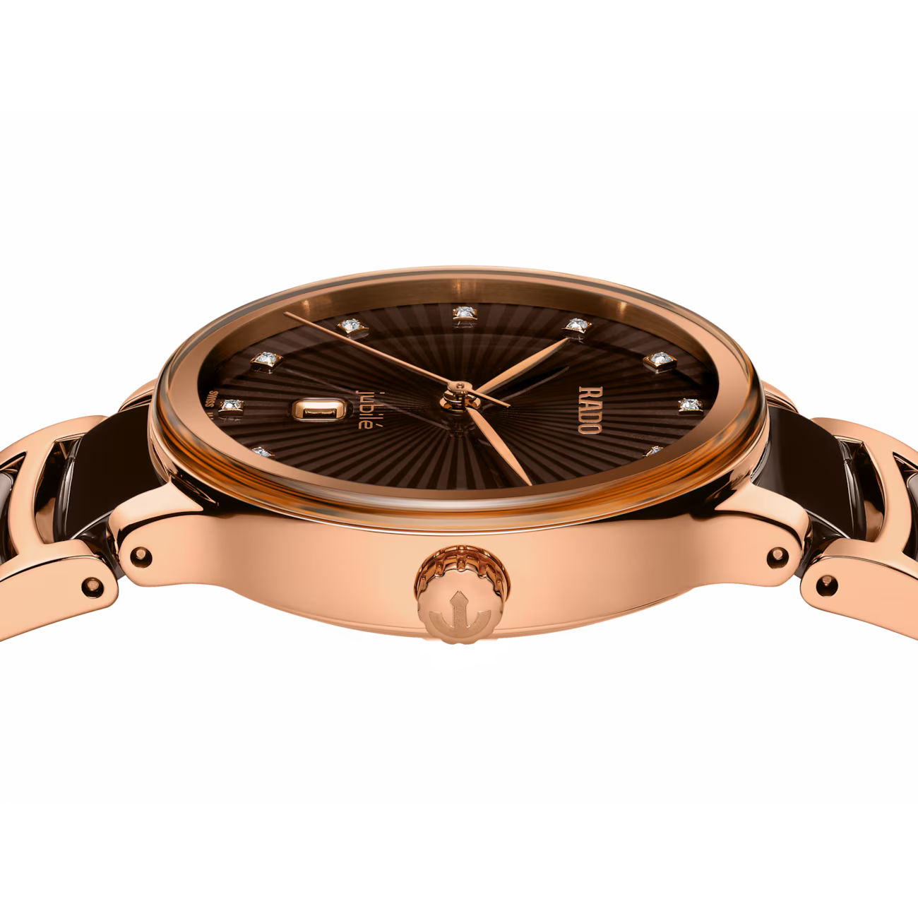 Rado Centrix Two-Tone Diamond Stainless Steel Watch 30.5 mm