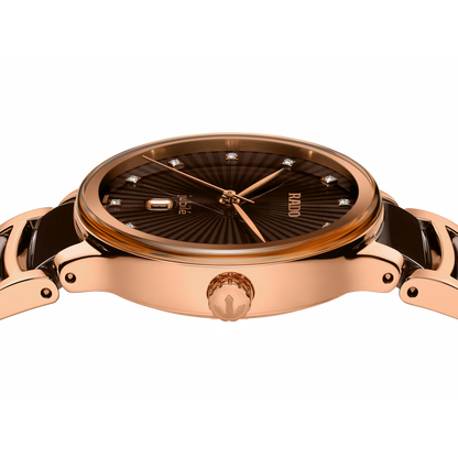 Rado Centrix Two-Tone Diamond Stainless Steel Watch 30.5 mm
