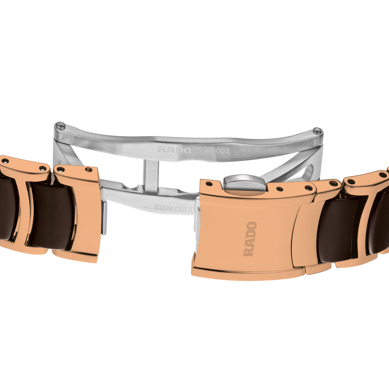 Rado Centrix Two-Tone Diamond Stainless Steel Watch 30.5 mm