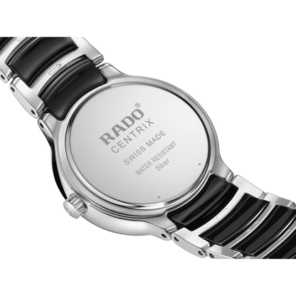 Rado Centrix Diamond Black Ceramic Watch 30.5 mm
