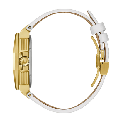 Bulova Series X Gold-Tone Stainless Steel White Dial Watch 45 mm