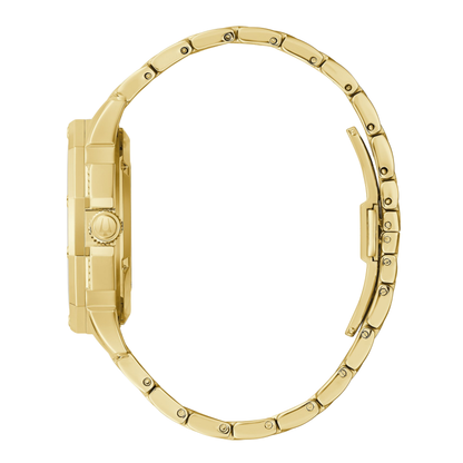 Bulova Crystal Octava Gold Stainless Steel Gold Dial Watch 41.7 mm